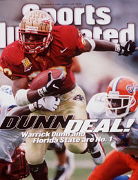 Warrick Dunn on cover of Sports Illustrated